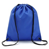 Sac à dos à cordon de serrage en nylon et polyester, robuste, imperméable, personnalisable, pour le sport et les chaussures, avec sublimation