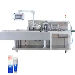 Automatic High Quality Horizontal Candy Mask Biscuit Food Snack Sachet Soap Bar Bottle Box Carton Cartoning Packing Machine