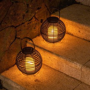 Jardin Patio Home Decor Floor Patio Home Decor Hanging Lamps Outdoor Waterproof Christmas Camping Lanterns Lights Solar Lantern - Product Image 6