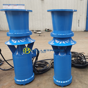 Bulletproof 10m Head Axial Mixed Flow AC Motor Low Pressure Submersible <b>Pump</b> CE Certificate 380V/440V 3 Phase 50/60Hz 7.5-800kW - Product Image 3