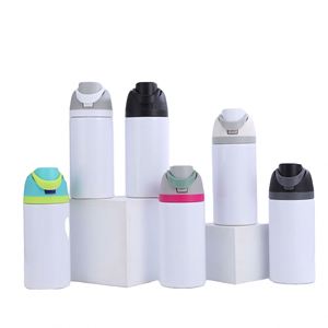 500Ml 16Oz Sublimation 304 Stainless Steel Portable Bounce <b>Handheld</b> Dual Drinking Thermal Tumbler Water Cup Bottle With Straw - Product Image 1