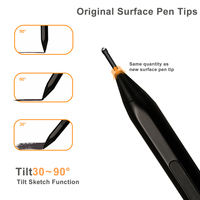 Pour Microsoft Surface Pro Studio stylo avec absorption magnétique rejet de paume stylo tactile en métal pour Sony Hp stylet d'ordinateur portable