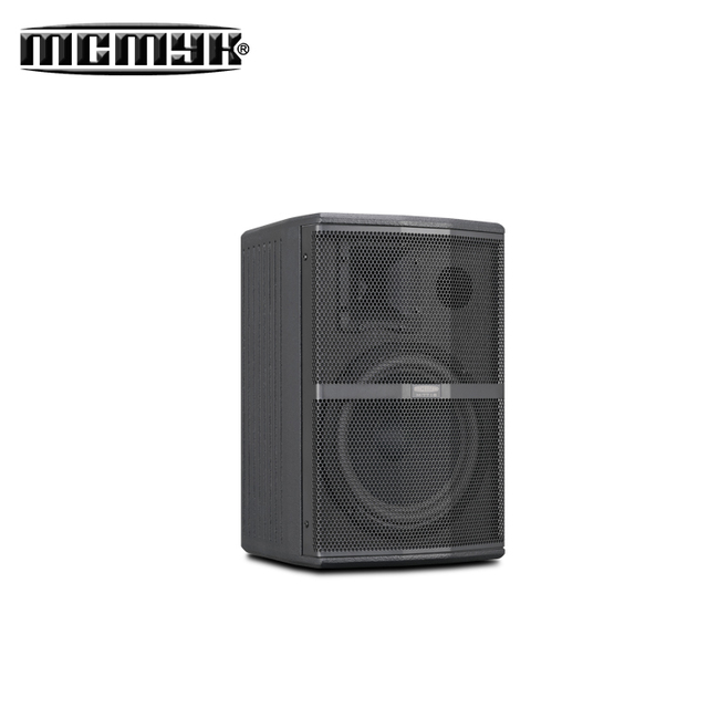 Professional Two-Way Speaker 8-inch High Fidelity High Sensitivity Stereo USB Waterproof Wood Sound System for Conference Use