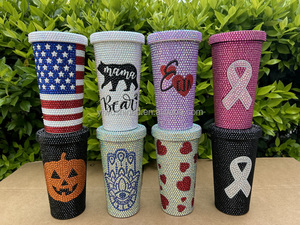 Bicchieri con strass in acciaio inossidabile da 17 once - Product Image 6