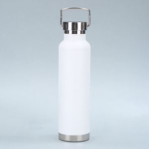 Wholesale <b>750Ml</b> Double Wall Stainless Steel Vacuum Flask Water <b>Bottle</b> With Handle Lid Sports Outdoor Use for Business Gifts - Product Image 4