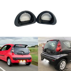 Luces LED para Matrícula Citroën C1 Peugeot 107, 6000 Lm, Luz Blanca, 12V, PZ147 - Product Image 1