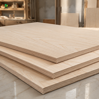 Contreplaqué en placage de chêne blanc naturel Jinbase 18 mm 4x8 1220x2440 mm E0 qualité meuble poncé pour porte intérieure