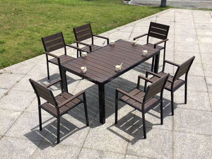 कास्ट एल्यूमीनियम Patio फर्नीचर सेट बिस्ट्रो कुर्सी बेंच - Product Image 3