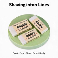 Gomme à effacer sans éclats pour enfants, fournitures scolaires, effacement propre, récompense