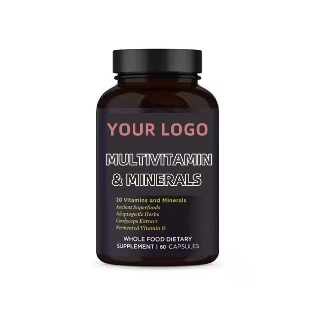 Dietary Complex Vitamins & Minerals Capsules Adult Use 100% Natural Ingredients Immune Support & Energy