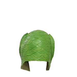Máscara de cabeza de animal Halloween Cosplay <span class=keywords><strong>carnaval</strong></span> mascarada pez verde máscara facial divertida para niños y adultos fiesta disfraz Prop - Product Image 6