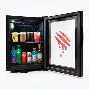 Small Capacity Electric Wine Cooler with Direct Cooling Digital Control <strong>Monster</strong> <strong>Energy</strong> Mini <strong>Fridge</strong> for Hotel Club Use - Product Image 1