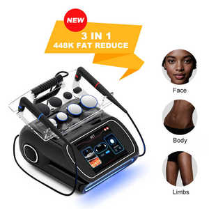 Appareil professionnel électrique en acier inoxydable 448 kHz portable pour le raffermissement de la peau, l'amincissement et l'élimination des rides - Product Image 4