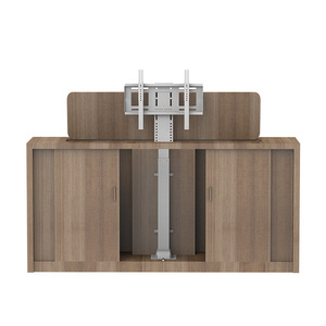 Trắng điện TV Lift cho 32 70 inch <span class=keywords><strong>LCD</strong></span> TV đứng TV Lift cơ chế cơ giới với điều khiển từ xa - Product Image 4