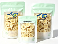 100% Vriesgedroogde Knapperige Banaan Zoet FD Gedroogd Fruit Natuurlijk Gedroogd Fruitproduct