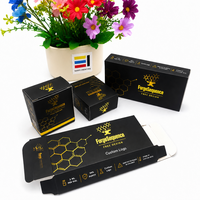 Boîte à flacons personnalisée noire et or, options pour un ou plusieurs flacons, conception gratuite, logo personnalisé, vente en gros OEM