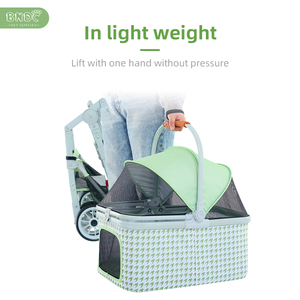 Chariot petit luxe chat landau vélo pliant 4 roues <span class=keywords><strong>poussette</strong></span> <span class=keywords><strong>pour</strong></span> animaux de compagnie - Product Image 6