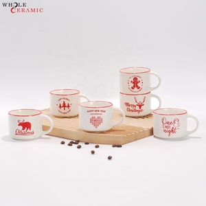 Venta al por mayor <span class=keywords><strong>de</strong></span> cerámica personalizada serigrafiada pintada a mano árbol <span class=keywords><strong>de</strong></span> Navidad y serie <span class=keywords><strong>Reno</strong></span> uso en el hogar y la Oficina regalos <span class=keywords><strong>de</strong></span> navidad - Product Image 3