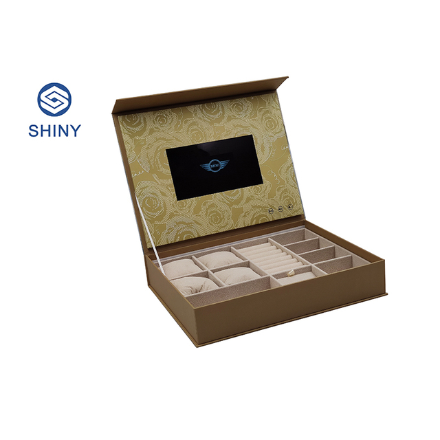 Custom Logo Design Pink Paper Video Cardboard Packaging Box with Magnetic Closure for Promotional & Business Gifts