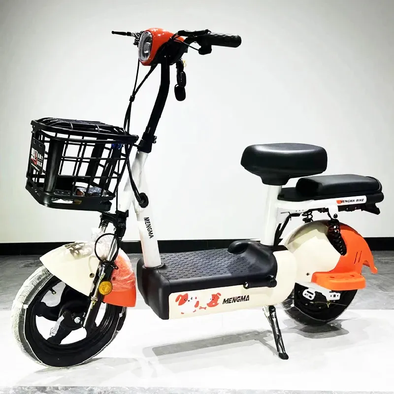 Fabrika indirim 350W Motor 14 inç 48V elektrikli bisiklet elektrikli Moped