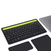 Keyboard Mini untuk Tablet Apple Android Tata Letak Bahasa Inggris Keyboard Nirkabel Portabel