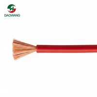 Cable de Cobre Trenzado Aislado con Silicona, Forma Redonda, Resistente a Altas Temperaturas para Aplicaciones de Energía e Industriales