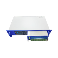 Amplificateur optique WDM EDFA de type module de X-PON en rack Fullwell 2U breveté avec combinateur avec puissance de sortie 32 ports 20dBm