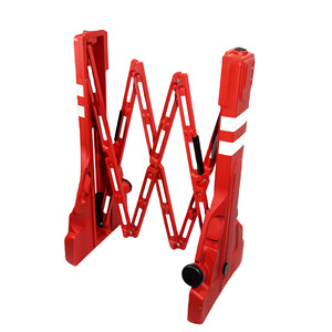 All'ingrosso barriera di isolamento retrattile in plastica soffiata 2000*1100 barriera di traffico mobile pieghevole telescopica - Product Image 1