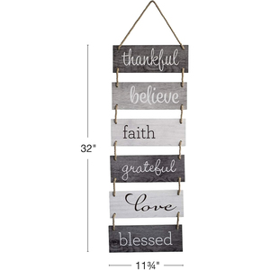 Ornement mural en bois suspendu Plaque murale pour cuisine <span class=keywords><strong>salle</strong></span> <span class=keywords><strong>de</strong></span> <span class=keywords><strong>bain</strong></span> décor à la maison <span class=keywords><strong>petite</strong></span> taille facile à installer ornement <span class=keywords><strong>de</strong></span> chambre mignon - Product Image 2