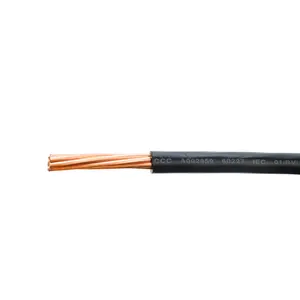 h07v - r single core 7 wires 0.75mm 1.5mm 2.5mm 4mm solid cu / pvc electrical building cable for house wiring project