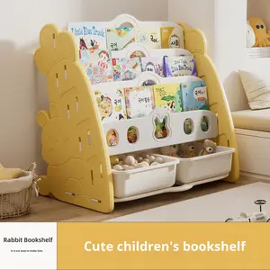 <span class=keywords><strong>Meuble</strong></span> de <span class=keywords><strong>rangement</strong></span> sur pied en plastique pour jouets d'enfants et livres d'images pour bébés, idéal pour les crèches et les jardins d'enfants (vente en gros) - Product Image 2