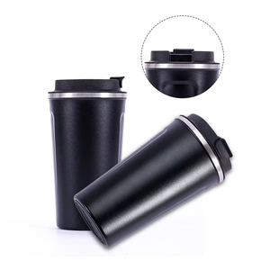 Double Wall Thermal Coffee Mug Keep Hot or <b>Cold</b> Travel Water Bottle Office Vacuum Insulated Coffee <b>Cup</b> With Lid - Product Image 4