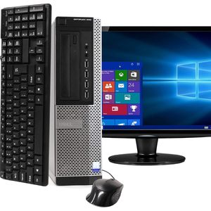 Para Dell Optiplex 990, paquete de PC de escritorio, adaptador WiFi Intel Quad Core I5 3,2 GHz, 16GB RAM, 1TB HDD, Windows 10 Pro, 24GB, 8G, 8G - Product Image 1