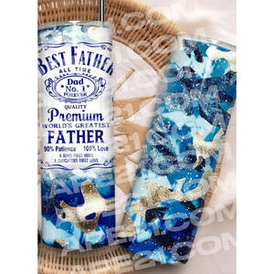 Vasos para el Día del Padre con Tapa y Pajita de 20oz - Product Image 3