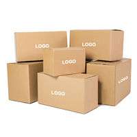 Boîte de déménagement d'expédition épaissie à double paroi en carton ondulé 5 plis de taille personnalisée Boîte en carton d'expédition robuste de stockage solide