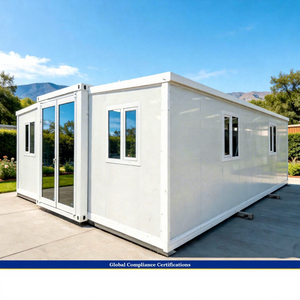 Maison modulaire préfabriquée extensible de 2,2 m de haut, 30 pieds, 3, 4 ou 5 chambres, moderne, empilable, clé en main, bungalow - Product Image 1