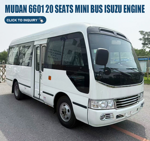 Nouveau bus de tourisme MUDAN MD660 à conduite à droite, 20 places, minibus urbain 19 places avec moteur diesel ISUZU - Product Image 2