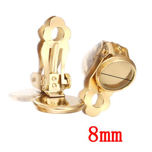 10 pièces/sac en gros en acier inoxydable <span class=keywords><strong>oreille</strong></span> <span class=keywords><strong>pince</strong></span> bouton sangle fondu gratuit boucles d'oreilles bricolage boucles d'oreilles fabrication de bijoux accessoires - Product Image 6