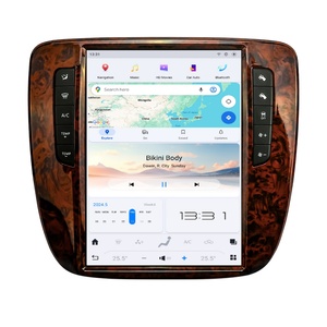 Système d'infodivertissement NaviHua, mise à niveau intérieure, lecteur DVD de voiture style Tesla, 15,6 pouces, pour Chevrolet Silverado GMC Sierra 2019 2021 - Product Image 5