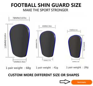 Espinilleras de Fútbol Personalizadas - Protección Profesional, Transpirables, Escudo de Panal Ultra Resistente, Impresión por Sublimación de Calor, Certificación Profesional - Product Image 3