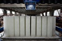 Machine à glace en blocs à refroidissement direct CRYOMAX, robuste, 500 kg, pour la conservation industrielle des fruits de mer, les marchés de poissons et les projets de chaîne du froid