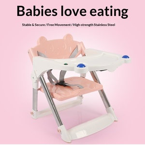 Seggiolone per Bambini Pieghevole Multifunzionale Portatile in Metallo per 6 Mesi-6 Anni - Product Image 5