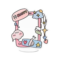 Support en acrylique personnalisé de haute qualité, populaire, transparent, pour décoration de bureau, figurine mignonne d'anime et de dessin animé