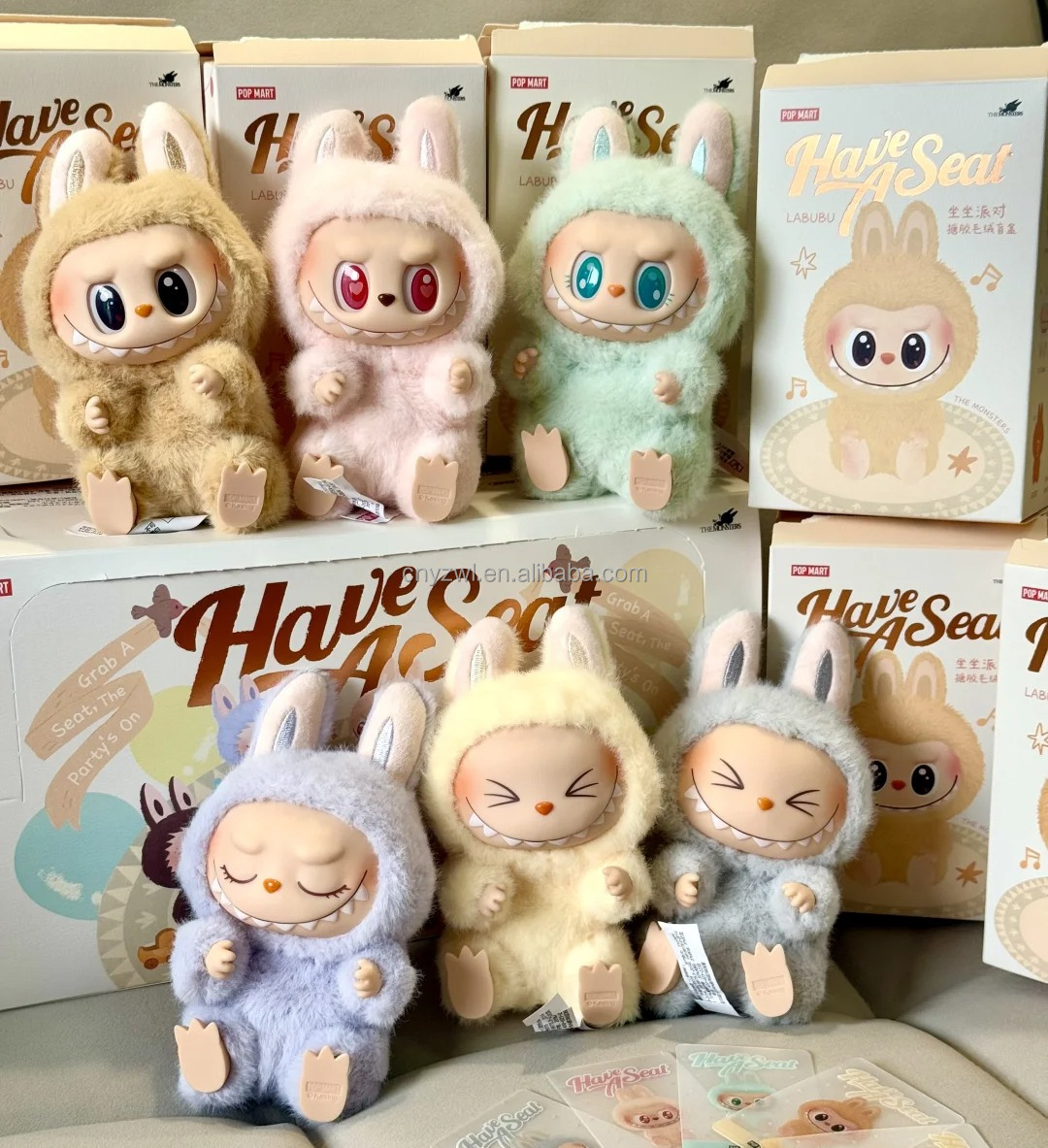 Popmart Labubu Blind Box Mystery - Cute Macaron Plush Toys