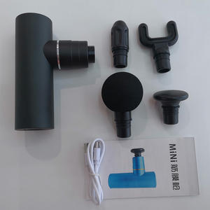 Pistola de Masaje Portátil de Venta Caliente para Terapia de Tejido Profundo, Alivio del Dolor de Espalda, <span class=keywords><strong>Mini</strong></span> Pistola de Masaje Deportiva con Motor sin Escobillas, 4 Cabezales de Masaje, <span class=keywords><strong>5</strong></span> Horas de Duración - Product Image 3