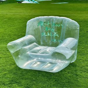Ensemble de canapés gonflables en PVC transparent personnalisable pour adultes, <span class=keywords><strong>fauteuil</strong></span> d'extérieur pour salon et séjour - Product Image 4