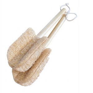 Esponja Natural de Lufa Resistente a los Arañazos, MOQ Bajo, Cepillo de Limpieza para Biberones y Vasos de Bebé de 4 Cuchillas, Suave y Seguro - Product Image 5
