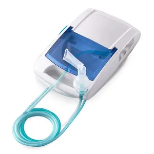 Nebulizador de compresor de pistón portátil, máquina de inhalador eléctrico ABS, aparato de respiración OEM y ODM, superventas