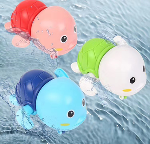 Hot bebê banheira flutuante chuveiro brinquedos natação tartarugas Clockwork classe aspersor crianças brinquedos banho vento acima brinquedos - Product Image 2