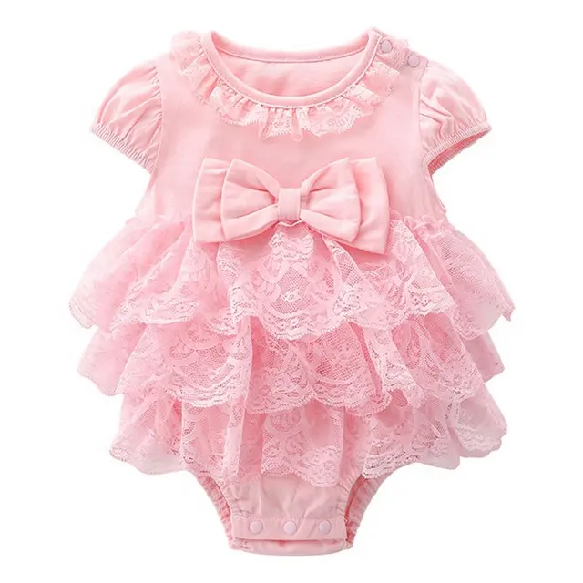 Newborn boutique store lovely photography clothingbaby romper clothes cotton baby girl dresses